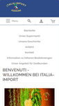 Mobile Screenshot of italia-import.de